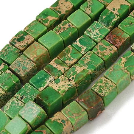 Natural Imperial Jasper Beads Strands G-I248-02-03-1