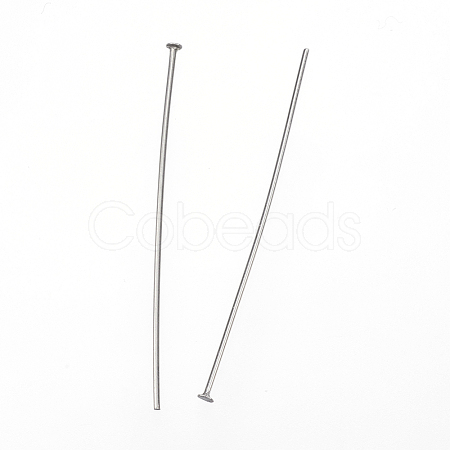 Tarnish Resistant 304 Stainless Steel Flat Head Pins X-STAS-D448-A-013P-1