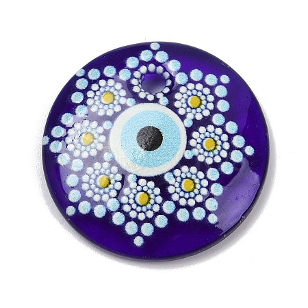 Handmade Lampwork Pendants LAMP-R005-01F-1