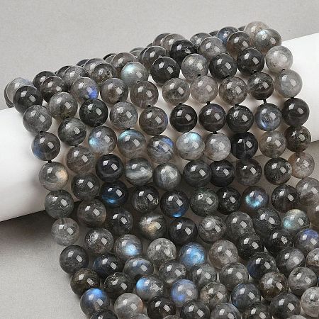 Natural Labradorite Beads Strands G-Z133-A01-10mm-02-1