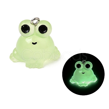 Luminous Transparent Resin Pendants RE-CBAD0A2-01P-1
