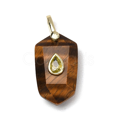 Natural Tiger Eye Pendants GG-CBA5FCC-01G-03-1