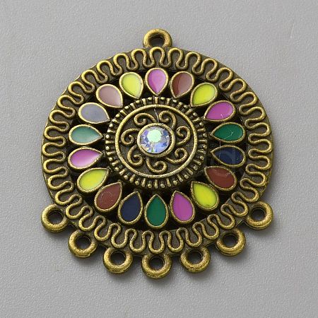 Alloy Enamel Chandelier Component Links FIND-TAC0011-112AB-1