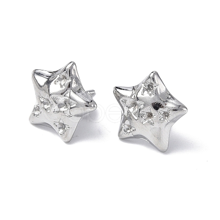 Non-Tarnish 304 Stainless Steel Stud Earring Findings STAS-F286-20P-1