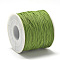 Polyester Cords, Olive Drab, 0.5~0.6mm, about 131.23~142.16 yards(120~130m)/roll