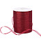 Organza Ribbon, Galloon, Dark Red, 1/4 inch(6mm), 500yards/Roll(457.2m/Roll)