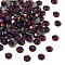 Preciosa&reg Crystal Hotfix Flatback Stones, Czech Crystal, Round(438 11 612 Chaton Rose VIVA 12 &reg), 23980 230 Brown Flare, SS16(3.8~4mm)