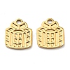 Ion Plating(IP) 304 Stainless Steel Charms STAS-Q248-05G-2