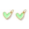 Rack Plating Brass Enamel Charms KK-D073-27G-3