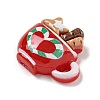 Christmas Opaque Resin Decoden Cabochons RESI-U006-04A-2