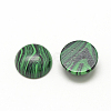 Synthetic Malachite Cabochons X-G-R416-10mm-38-2