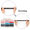 20 Yards 20 Style Polyester Elastic Ribbon EC-GF0001-21-3