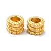 Rack Plating Brass Beads KK-M282-16G-1