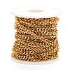 PVD Vacuum Plating 304 Stainless Steel Cuban Link Chains CHS-K016-03B-G-2