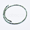 Natural African Turquoise(Jasper) Beads Strands G-E444-49-4mm-2