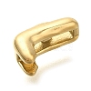 Ion Plating(IP) 304 Stainless Steel Slide Charms STAS-B075-37G-L-2