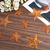40Pcs 3 Styles Star Rust Iron Big Pendants IFIN-GF0001-13C-3