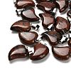 Natural Mahogany Obsidian Pendants G-B127-11P-01-1