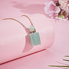 1Pc Natural Green Aventurine Perfume Bottle Necklaces NJEW-PH0001-37B-01-4
