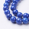 Natural Mashan Jade Round Beads Strands X-G-D263-10mm-XS08-2