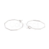 316 Stainless Steel Hoop Earrings Findings STAS-C029-02P-1