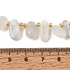 Natural White Moonstone Beads Strands GG-CBADF20-A03-4