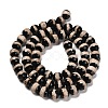Natural Tibetan Striped Pattern dZi Agate Beads Strands G-B079-B01-01-3