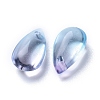 Transparent Glass Charms X-GLAA-O017-01J-2