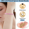 Brass Spacer Beads KK-BBC0015-08A-2