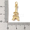 Brass Cubic Zirconia Pendants KK-M278-15G-3