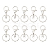 10Pcs Alloy Split Key Rings KK-YW0002-01P-1