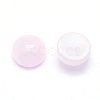 Natural Jade Cabochons G-P393-R19-6mm-2