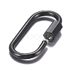 304 Stainless Steel Screw Carabiner Lock Charms STAS-H107-04A-3