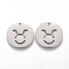 Tarnish Resistant 201 Stainless Steel Pendants STAS-Z001-B-07P-1