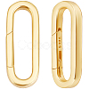 2Pcs 925 Sterling Silver Spring Gate Rings STER-BBC0008-03G-1
