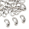 Tarnish Resistant Polished 304 Stainless Steel Keychain Clasp Findings STAS-R072-59A-2
