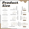 4 Styles Plastic Sewing Snap Buttons DIY-LP0001-49-2