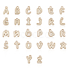 Golden Plated Alloy Enamel Charms ENAM-CJ0001-18A-1