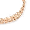 Brass Link Chain Bracelets for Women Men BJEW-P324-01J-KCG-2