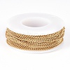PVD Vacuum Plating 304 Stainless Steel Curb Chain CHS-G011-11G-03-2