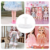 Plastic Doll Stand Display Holder for 6.7 Inch Dolls and Action Figures AJEW-WH0332-40-5