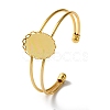 Alloy Double Wire Cuff Bangle Makings FIND-WH0126-156G-3