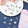18Pcs 8 Styles Alloy Glass & Resin Pendants DIY-FS0005-35-8