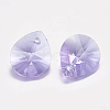 Faceted Glass Rhinestone Pendants RGLA-F053-E-371-2
