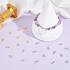 500Pcs 2 Colors Brass Bead Tips KK-ME0003-42-5