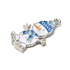 Winter Theme Alloy Enamel Pendants ENAM-M002-04O-P-2