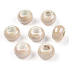Glazed Porcelain Rondelle Beads X-PORC-Q219-13x9-F13-3
