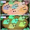 32Pcs 8 Styles Luminous Resin Panda Ornaments DJEW-SZ0001-18-3