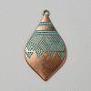 Tibetan Styles Alloy Pendants FIND-CJC0024-84C-1