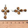 Natural Tiger Eye Pendants GG-CBA9F30-02P-19-3